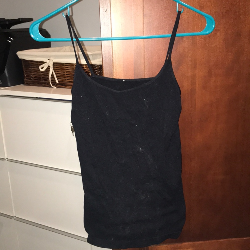 Black tank top